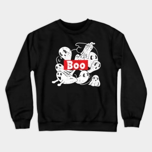 Ghost Drops- Funny Halloween Angel Crewneck Sweatshirt